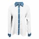 thumbnail image 5 of TaTaai Women's Loose Fit Blouse Long Sleeve Lapel Collar Waffle Knit Design Button Front Denim Style Casual Top Gift, 5 of 5