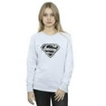 thumbnail image 2 of DC Comics Womens Superman Logo Sketch Sweatshirt, 2 of 3