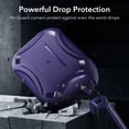 thumbnail image 4 of Funda ESR Cyber Armor Tough con HaloLock para AirPods Pro, color morado, 4 of 9