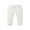 White, variant on Genuiskids Baby Ribbed Leggings Elastic Waist Adjustable Solid Color Simple Spring Fall Winter Clothing for Infant Newborn Girl and Boy