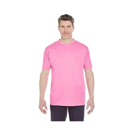 UltraClub Men's Cool & Dry Sport Interlock Tee, Style (Best Gray Card For White Balance)