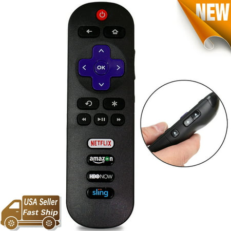 New RC280 LED HDTV Remote Control for TCL ROKU TV with HBONOW Sling Netflix