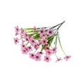 thumbnail image 1 of Ounissouiy 2X Flores artificiales Ramas violetas Plantas falsas resistentes a los rayos Ramo de simulación realista resistente al desgaste Decoración del hogar Rosa, 1 of 6