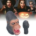 thumbnail image 3 of Marioneta De Mano De Mono, Juguete De Marioneta Con Sonido De Animal Realista Con Boca Móvil Para Niños, Juego De Rol, Narración De Cuentos, Fiesta De Halloween, De Cumpleaños, 3 of 7