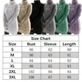 thumbnail image 2 of Womens Sweater Dress Long Sleeve Turtleneck Sweater Dresses Knitted Midi Sheath Jumper Dresses, 2 of 3