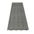 thumbnail image 5 of NewTechWood 1/12 ft. x 3 ft. Quick Deck Composite Deck Tile Straight Trim in Westminster Gray (2-Pieces/Box), 5 of 5
