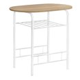 thumbnail image 2 of Monarch Specialties Dining Table Set, 3pcs Set, Small, 32" L, Kitchen, Metal, Laminate, Natural, White, Contemporary, Modern, 2 of 6