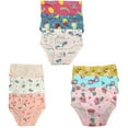thumbnail image 3 of B&Q's 9-Pack Toddler Little Girls' Cotton Briefs | Sizes 2T-7T for Adorable Comfort, 3 of 5