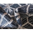 thumbnail image 4 of Jill Zarin’s Uptown Rectangular Diamond Modern Area Rugs, Navy, 4 of 8