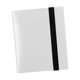 thumbnail image 2 of Carpeta de tarjetas con 9 bolsillos, páginas de doble cara, colección de tarjetas, diseño de correa, intercambio Blanco, 2 of 9