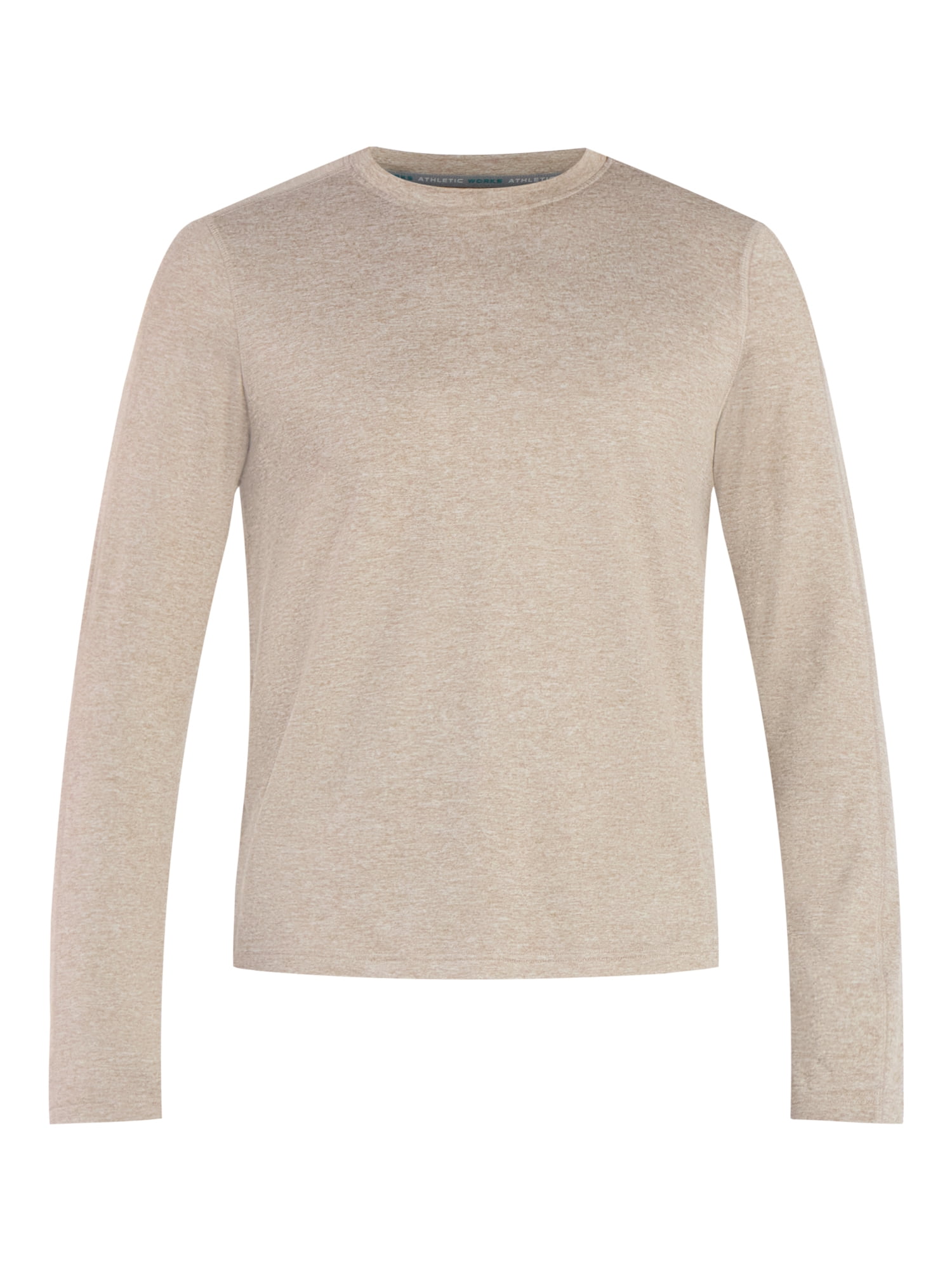 Athletic Works Men's and Big Men's ButterCore Soft Long Sleeve Tee Shirt, Sizes XS-5XL