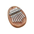 thumbnail image 1 of Mini pianos de pulgar con 8 teclas, Piano de dedo, portátil, colgante, oso ovalado, juguetes musicales, 1 of 4