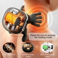 thumbnail image 4 of DrVibro Neck Massager, Shiatsu Neck and Back Massager with Heat, 4D Kneading Simulated Human Hand Design Electric Deep Tissue Massage, Portable Body Massager for Shoulder, Pain Relief & Muscle Relax, 4 of 9