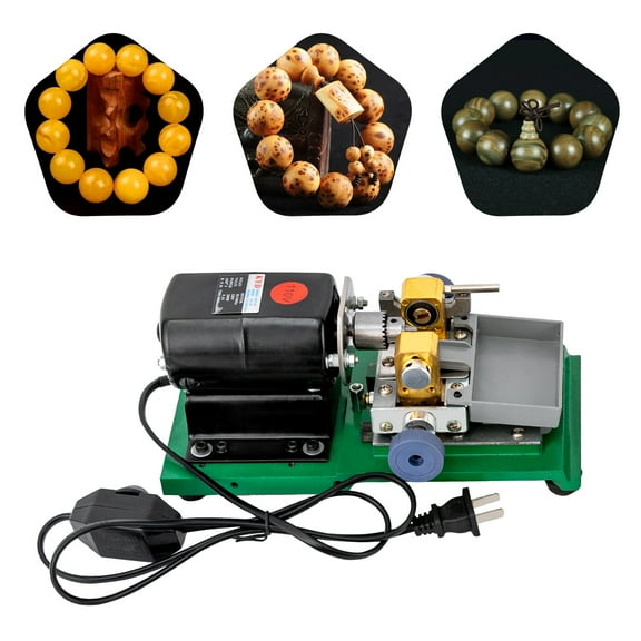 Bead Hole Punch, 280W Electric & Foot Pedal Control, Jewelry Making Machine for Precise Drilling, Craft Studio Must-Have