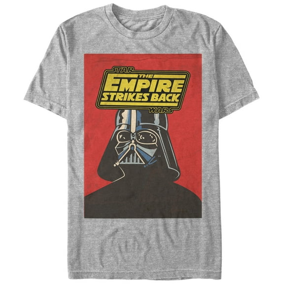 Men's Star Wars Blue Darth Card - Heather T-shirt Small Athletic
