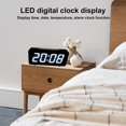 thumbnail image 4 of Reloj despertador LED Reloj de escritorio digital Reloj para el hogar Reloj luminoso Estilo 1, 4 of 5