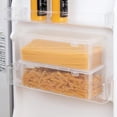 thumbnail image 4 of Refrigerator Side Storage Box Transparent 1950ml Noodle Storage Box with Good Seal Lock Design Capacity Rectangular Kitchen Groceries Container Noodle, 4 of 8