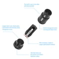 thumbnail image 4 of Peggybuy Female 3 Pin Compact XLR Microphone Audio Solder Adapter Connector with Wrench, 4 of 6