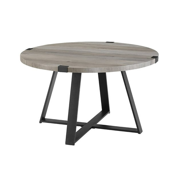 30 Metal Wrap Round Coffee Table, 30 Inch Round Coffee Table
