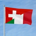 thumbnail image 2 of Aihccy Switzerland and Italy Flag with Brass Grommets Size - 3x5Ft, 2 of 3