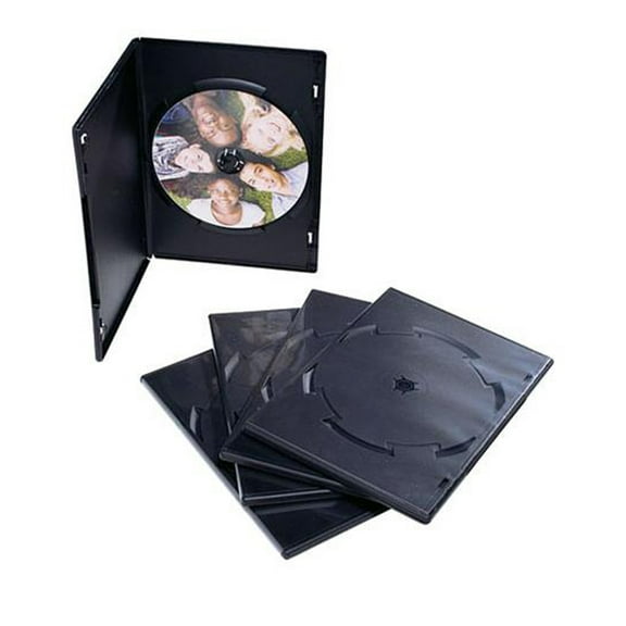 Verbatim CD/DVD Black Slim Jewel Cases (95094)