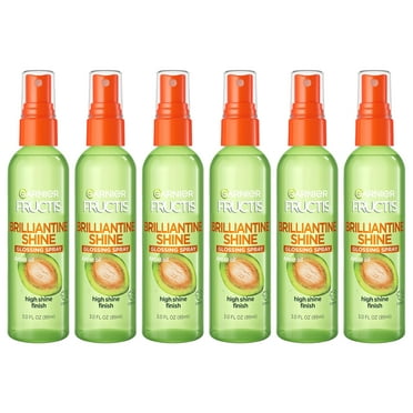 Pack of (6) Garnier Fructis Style Brilliantine Shine Glossing Spray, Sleek 3 Fl Oz