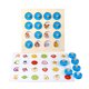 thumbnail image 1 of Juguete De Madera Color Desconcertante Juego De Ajedrez De Memoria Juego De Mesa Educativo Para Niños Con 4 Patrones De Colores Tarjetas Serendint FN002894-00, 1 of 5