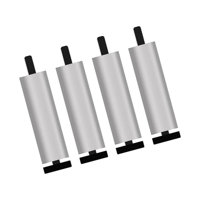 4 Pieces Aluminum Alloy Furniture Legs Sturdy Sofa Feet Modern Style Replacement 18cm
