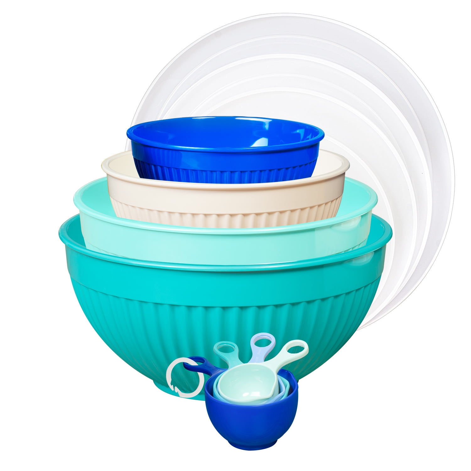 TP Melamine Mixing Bowl set with Lids, 12Piece Nesting kitchenaid