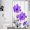 Purple, variant on Unique Floral Grey Shower Curtain for Bathroom Decor, White and Gray Daisy Flower Elegant Wildflower Design Farmhouse Stall Shower Curtains with Hooks Set, 36 X 72 Inches