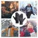 thumbnail image 3 of Guantes de punto de invierno para hombres y mujeres, guantes cálidos con forro polar a prueba de viento y pantalla táctil para ciclismo, equitación, trabajo, senderismo, esquí, 3 of 8