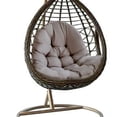 thumbnail image 2 of Cojín de asiento de cesta colgante de columpio, almohadillas de silla de hamaca de huevo colgante engrosadas para el hogar, Patio y jardín, 2022 Fivean unisex, 2 of 2