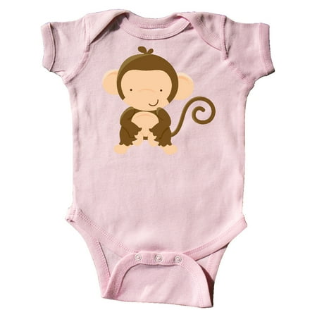 

Inktastic Happy Monkey Gift Baby Boy or Baby Girl Bodysuit