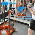 thumbnail image 3 of Fitness Cable Pulley System, Gym LAT and Lift Pulldown Machine Attachments, LAT Pull Down Bar Home Workouts Equipments for Biceps Triceps Shoulder Arm Curl Forearm Muscle Strength Exercise, 3 of 7