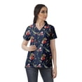 thumbnail image 1 of Moomaya Chemise Tunique Style Enveloppant pour Femmes en Coton Décontracté Col Classique Boutonné, 1 of 6