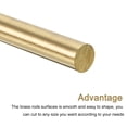thumbnail image 3 of 1Pack Brass Round Rods, 3/8 Inch Brass Solid Round Rod Lathe Bar Stock, 150mm Length, 3 of 5