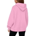 thumbnail image 5 of XUANTAOO Womens Zip Up Hoodie Oversized Sweatshirt Fleece Jackets Long Sleeve Coats Casual Spring Fall Womens Sweatshirts, 5 of 8