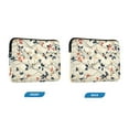 thumbnail image 7 of FORMRS 13-13.3 inch Laptop Sleeve Case Soft Carrying Quilted Computer Bag Cover, Beige Leaves Plaid, 7 of 7