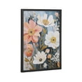 thumbnail image 4 of Kate and Laurel Boho Flowers in Muted Neutrals Framed Wall Art by The Creative Bunch Studio, 12x16 Black, Colorful Soft Flower Art for Wall, 4 of 7