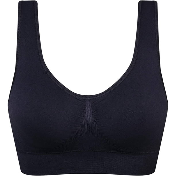 Women's Seamless Wire-Free Bra with Removable Pads 
