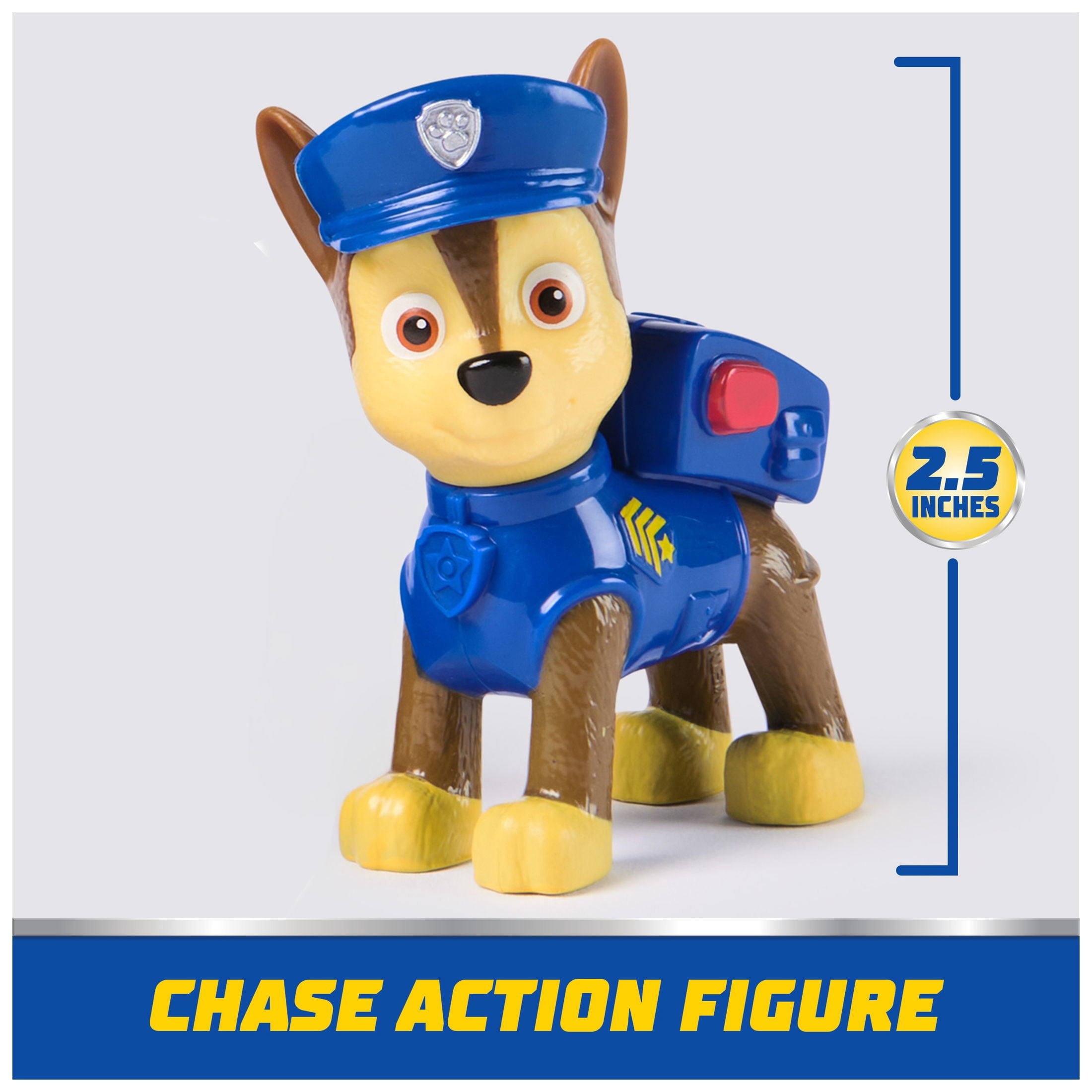 PAW Patrol Police Cruiser Vehicle with Collectible Chase Figure, Sustainably Minded Toys for Kids Ages 3+