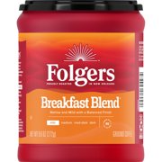 Folgers Breakfast Blend Mild Roast Ground Coffee, 9.6 oz (Package May Vary)