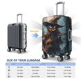 thumbnail image 2 of Luggage Cover Anti Scratch, Halloween Pumpkin Guitarist Elastic Suitcase Protector Suitcase Covers for Luggage Fits 18-32 Inch Luggage, 2 of 6