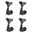 thumbnail image 4 of pitrice String Tuning Peg Tuner Sealed Machine Machine Heads Bass Head Button for Bass Pars Black 4R, 4 of 7
