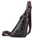thumbnail image 1 of Men's Leather Crossbody Bag Crossbody Chest Bag - Brown, 1 of 5