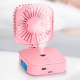 thumbnail image 3 of Humidificador De Aire Acondicionado Recargable Usb De Verano Con Ventilador Plegable De Mano Con Luz De Noche Led Colorida Yuarrent OD016612-01, 3 of 5
