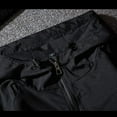 thumbnail image 4 of Men?s Winter Fall Thin Hoodies Outfits, Long Sleeve Color Block Zipper Hooded Sweatshirts, 4 of 6