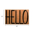 thumbnail image 3 of Tapis de Porte en Coco Hello, 3 of 3