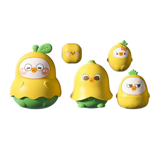 5 Piezas Muñecas Anidadas Baoblaze Matryoshka Rusas Patrón de Animales