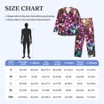 thumbnail image 4 of Lsque Color Shiny Pattern Long Sleeve Pajama Set for Men - Soft 2-Piece Sleepwear and Loungewear Set with Pockets, Comfy Nightwear-Medium, 4 of 7